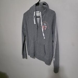 Aeropostale Gray Zip-Up Hoodie